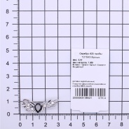 Брошь из Серебра 925 Приволжский ювелир арт. 101543-FA11FA73, Родирование.