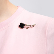 Брошь из Серебра 925 Приволжский ювелир арт. 192834-ON, Золочение в два слоя.