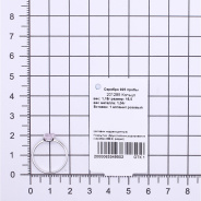 Кольцо из Серебра 925 Приволжский ювелир арт. 201295-FA46, Родирование.