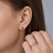 Кольцо из Серебра 925 Приволжский ювелир арт. 201295-MS46, Родирование.