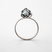 Кольцо из Серебра 925 Приволжский ювелир арт. 201307-GH73, Родирование.