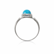 Кольцо из Серебра 925 Приволжский ювелир арт. 201412-BZ, Родирование.