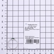 Кольцо из Серебра 925 Приволжский ювелир арт. 201584-FA11FA22, Родирование.