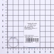 Кольцо из Серебра 925 Приволжский ювелир арт. 201588-FA01FA11, Родирование.