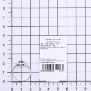 Кольцо из Серебра 925 Приволжский ювелир арт. 201600-FA11FA59, Родирование.