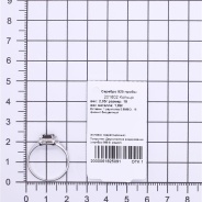 Кольцо из Серебра 925 Приволжский ювелир арт. 201602-FA11RT, Родирование.