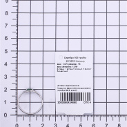 Кольцо из Серебра 925 Приволжский ювелир арт. 201635-FA11FA22, Родирование.