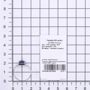 Кольцо из Серебра 925 Приволжский ювелир арт. 201664-FA77, Родирование.
