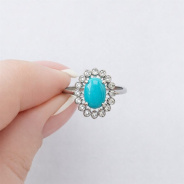 Кольцо из Серебра 925 Приволжский ювелир арт. 201724-BZFA11, Родирование.