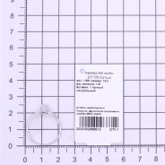 Кольцо из Серебра 925 Приволжский ювелир арт. 201725-LN, Родирование.