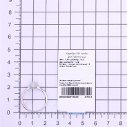 Кольцо из Серебра 925 Приволжский ювелир арт. 201726-FA11LN, Родирование.