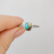 Кольцо из Серебра 925 Приволжский ювелир арт. 201726-FA11UB, Родирование.