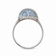 Кольцо из Серебра 925 Приволжский ювелир арт. 201808-ANFA11, Родирование.