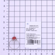 Кольцо из Серебра 925 Приволжский ювелир арт. 201870-KR, Родирование.