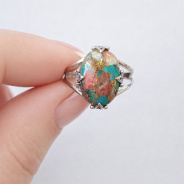 Кольцо из Серебра 925 Приволжский ювелир арт. 201876-UB15, Родирование.