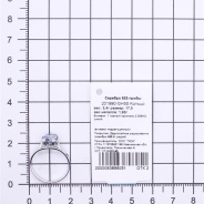 Кольцо из Серебра 925 Приволжский ювелир арт. 201990-GH55, Родирование.