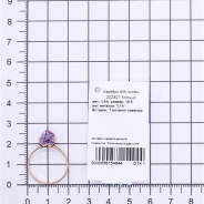 Кольцо из Серебра 925 Приволжский ювелир арт. 202307-FA31, Золочение в два слоя.