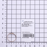 Кольцо из Серебра 925 Приволжский ювелир арт. 202613-FA11FA59, Золочение в два слоя.