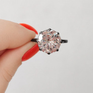 Кольцо из Серебра 925 Приволжский ювелир арт. 204364-FA11, чёрный оксид.