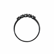 Кольцо из Серебра 925 Приволжский ювелир арт. 204583-FA73, чёрный оксид.