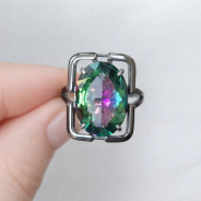 Кольцо из Серебра 925 Приволжский ювелир арт. 204860-GH30, чёрный оксид.