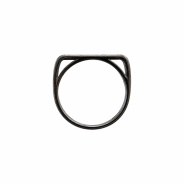 Кольцо из Серебра 925 Приволжский ювелир арт. 204984-SH73, чёрный оксид.