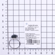 Кольцо из Серебра 925 Приволжский ювелир арт. 211066-FA77, Родирование.