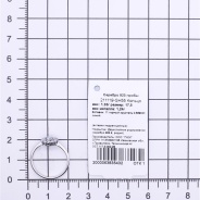 Кольцо из Серебра 925 Приволжский ювелир арт. 211119-GH55, Родирование.