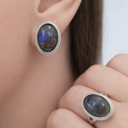 Кольцо из Серебра 925 Приволжский ювелир арт. 211136-LB, Родирование.