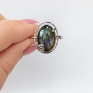 Кольцо из Серебра 925 Приволжский ювелир арт. 211137-LB, Родирование.