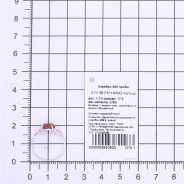 Кольцо из Серебра 925 Приволжский ювелир арт. 211138-FA11KR42, Родирование.