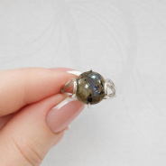 Кольцо из Серебра 925 Приволжский ювелир арт. 211139-LB, Родирование.