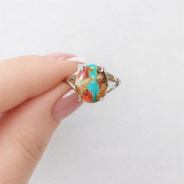 Кольцо из Серебра 925 Приволжский ювелир арт. 211141-UB15, Родирование.