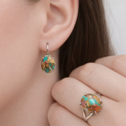 Кольцо из Серебра 925 Приволжский ювелир арт. 211141-UB15, Родирование.