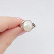 Кольцо из Серебра 925 Приволжский ювелир арт. 211143-PM07, Родирование.