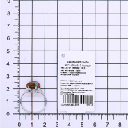 Кольцо из Серебра 925 Приволжский ювелир арт. 211143-UB15, Родирование.