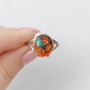 Кольцо из Серебра 925 Приволжский ювелир арт. 211143-UB15, Родирование.