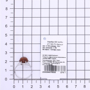 Кольцо из Серебра 925 Приволжский ювелир арт. 211143-YN, Родирование.
