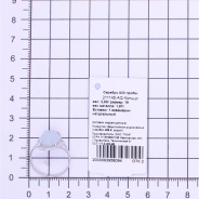 Кольцо из Серебра 925 Приволжский ювелир арт. 211145-AQ, Родирование.