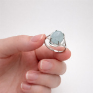 Кольцо из Серебра 925 Приволжский ювелир арт. 211145-AQ, Родирование.