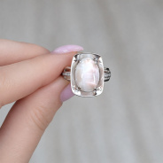 Кольцо из Серебра 925 Приволжский ювелир арт. 211147-FA11NT, Родирование.