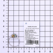 Кольцо из Серебра 925 Приволжский ювелир арт. 211147-FA11UB15, Родирование.