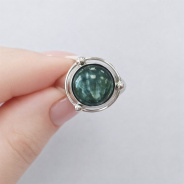 Кольцо из Серебра 925 Приволжский ювелир арт. 211149-KL, Родирование.