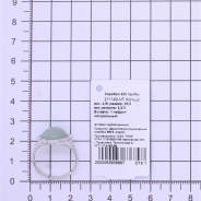 Кольцо из Серебра 925 Приволжский ювелир арт. 211149-NF, Родирование.