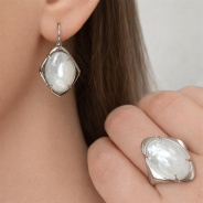 Кольцо из Серебра 925 Приволжский ювелир арт. 211150-PM, Родирование.