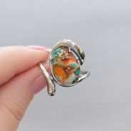 Кольцо из Серебра 925 Приволжский ювелир арт. 211151-UB15, Родирование.