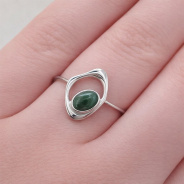 Кольцо из Серебра 925 Приволжский ювелир арт. 211160-KL, Родирование.