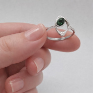 Кольцо из Серебра 925 Приволжский ювелир арт. 211160-KL, Родирование.