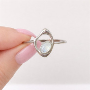 Кольцо из Серебра 925 Приволжский ювелир арт. 211160-LN, Родирование.