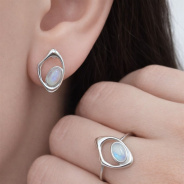 Кольцо из Серебра 925 Приволжский ювелир арт. 211160-LN, Родирование.